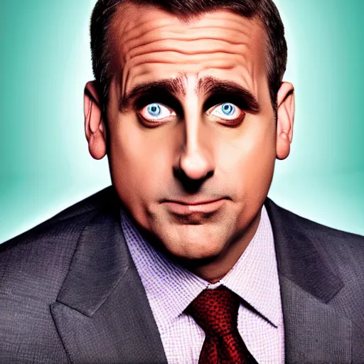 Image similar to steve carell as michael scott by mike campau