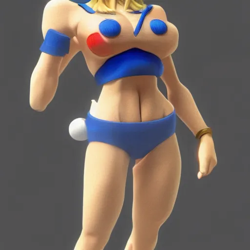 Image similar to android 1 8 from dragon ball z stripping, 4 k