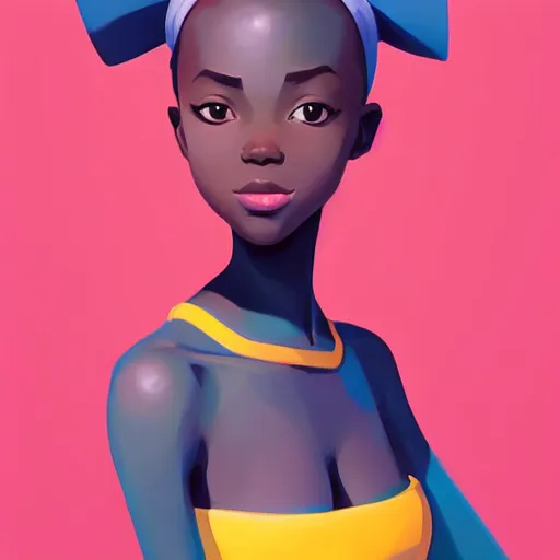 Image similar to body icon stylized minimalist an african girl in a pikatchu costume, loftis, cory behance hd by jesper ejsing, by rhads, makoto shinkai and lois van baarle, ilya kuvshinov, rossdraws global illumination