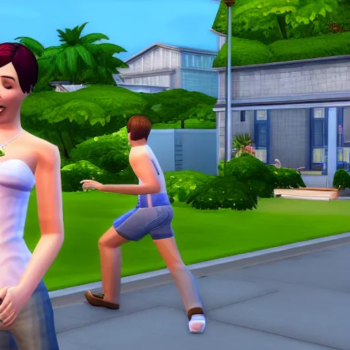 Prompt: overactive bladders in the sims 3