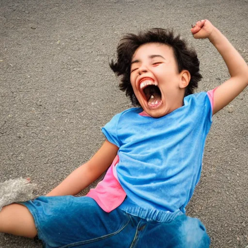 Image similar to happy child laughing