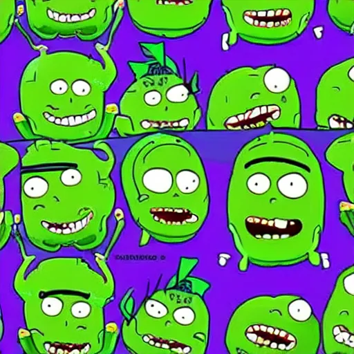 Image similar to pickle rick