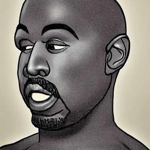 Prompt: portrait of Super Mario as Kanye West, morph