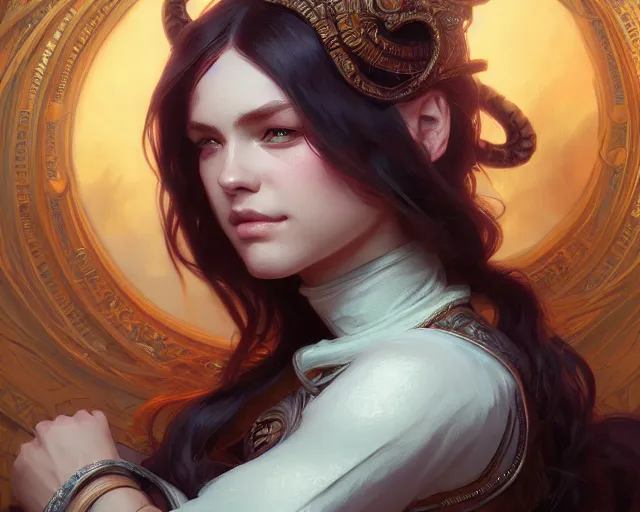 Image similar to photography of rich davies, deep focus, d & d, fantasy, intricate, elegant, highly detailed, digital painting, artstation, concept art, matte, sharp focus, illustration, hearthstone, art by artgerm and greg rutkowski and alphonse mucha