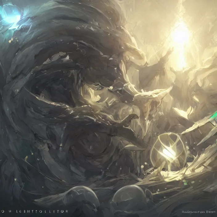 Image similar to o, light! become a helix, trending on artstation