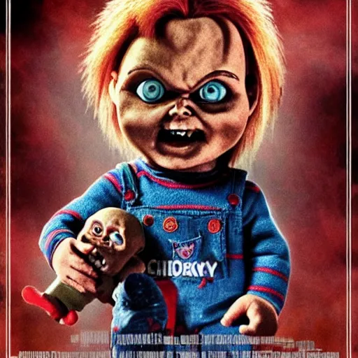 Image similar to Chucky versus Demonic Toys movie poster