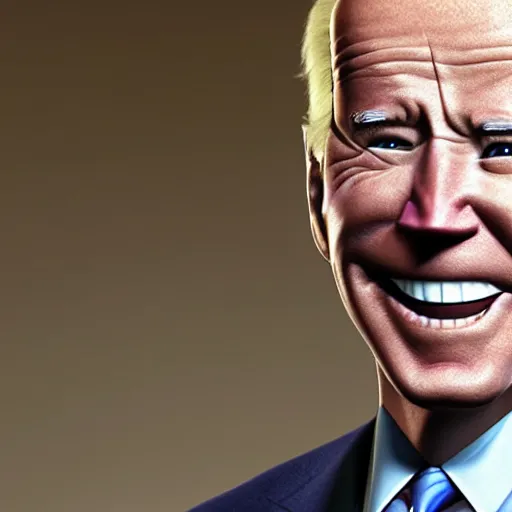 Image similar to joe biden on meth as seen in award winning animated pixar movie 4k octane render