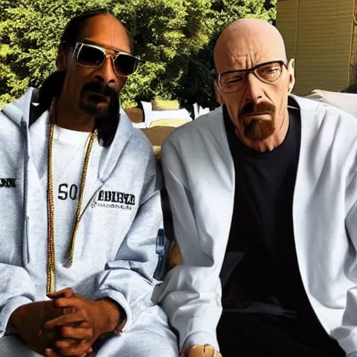 Image similar to snoop dogg as walter white, walter white as snoop dogg