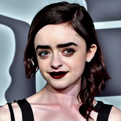 Image similar to a combination of Maisie Williams, Krysten Ritter, Anne Hathaway and Natalia Dwyer Christina Ricci and Lily Collins