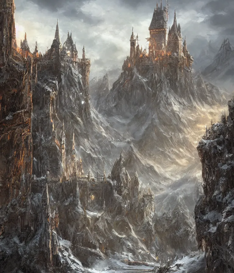 Image similar to view of castle highgarden, digital art, landscape, trending on artstation, highly detailed, beautiful, medieval fantasy, a song of ice and fire.