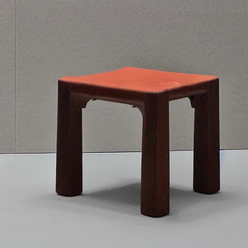 Image similar to the syamese stool by tadao ando