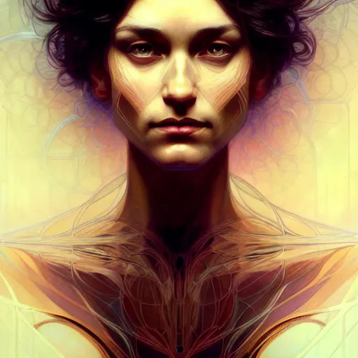 Image similar to symmetry!! intense portrait of dream ( neil gaiman ), intricate, elegant, highly detailed, my rendition, digital painting, artstation, concept art, smooth, sharp focus, illustration, art by artgerm and greg rutkowski and alphonse mucha