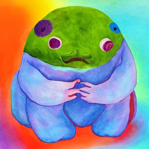 Image similar to The Very Hungry Tardigrade by Eric Carle