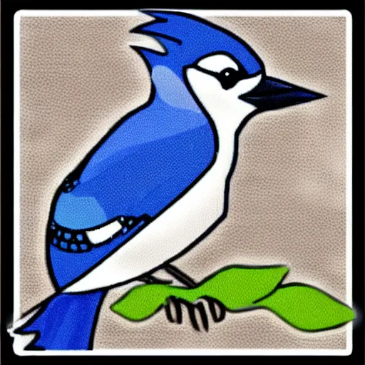 Image similar to bluejay using a computer