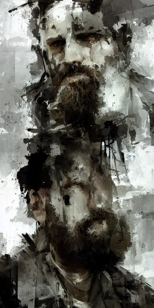 Prompt: bearded nation by jeremy mann, digital painting