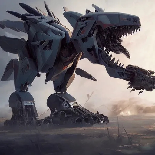 Prompt: Zoids Mech,Greg rutkowski, Trending artstation, cinematográfica, digital Art