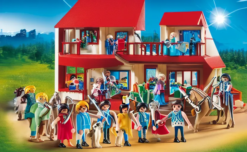 Image similar to playmobil 12-days-of-Christmas photograph