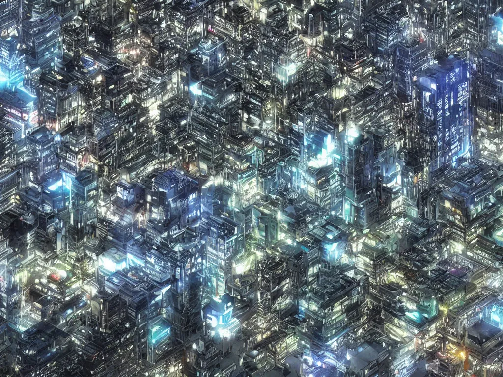 Image similar to Cybernetix, dystopian city, underground, UHD, uhd, highly detailled