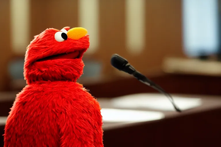 Image similar to elmo witness statement court room shallow depth of field