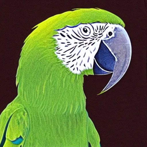 Image similar to a parrot pirate