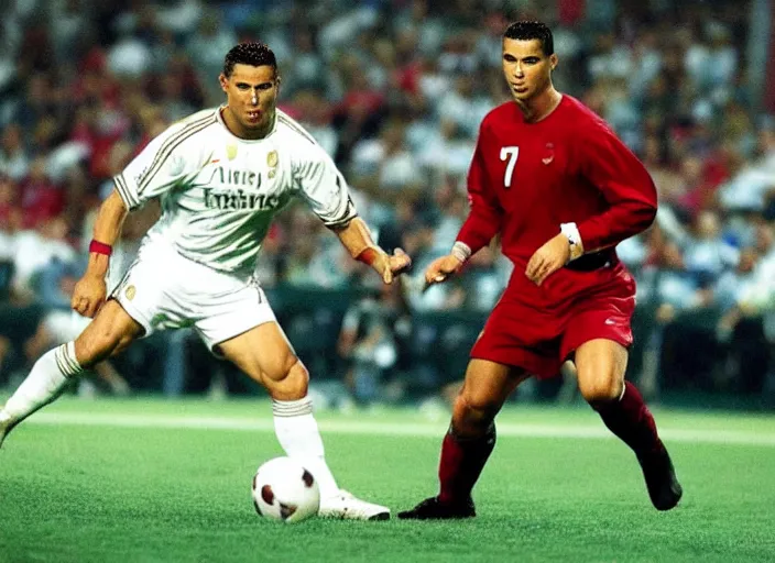 Image similar to realistic photo of ronaldo in the hall of fame 5