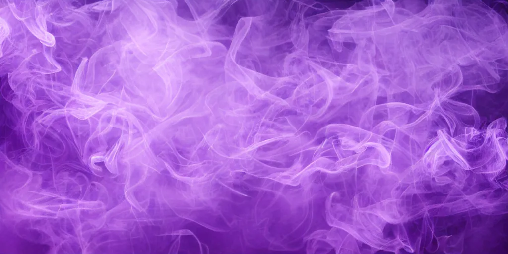 Prompt: purple smoke transparent background