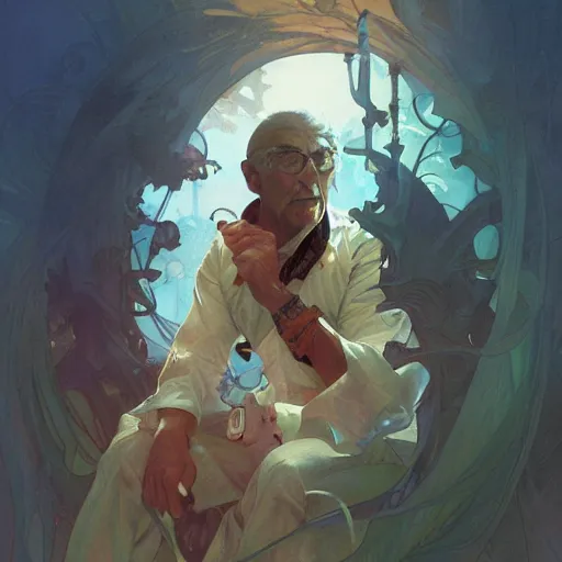 Prompt: old sammy by Stanley Artgerm Lau, greg rutkowski, thomas kindkade, alphonse mucha, loish, norman Rockwel