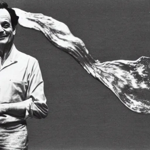 Image similar to richard feynman mermaid