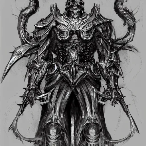 Image similar to boss from from software, concept art