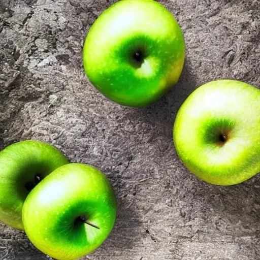 Image similar to a beautiful photo of a green apple