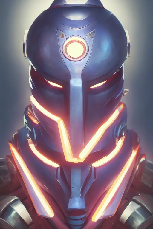 Image similar to epic mask helmet robot ninja portrait stylized as fornite style game design fanart by concept artist gervasio canda, behance hd by jesper ejsing, by rhads, makoto shinkai and lois van baarle, ilya kuvshinov, rossdraws global illumination radiating a glowing aura global illumination ray tracing hdr render in unreal engine 5