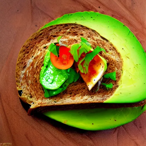 Image similar to A Resplendant Quetzal eating avocado toast, hyperrealistic photo, hyper detailed, depth of field