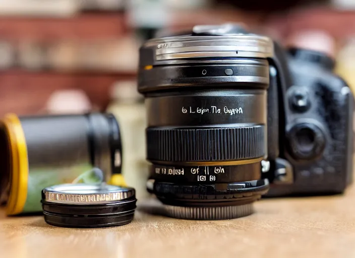 Image similar to dslr photograph of a jar filled with lord of the rings, 8 5 mm f 1. 8