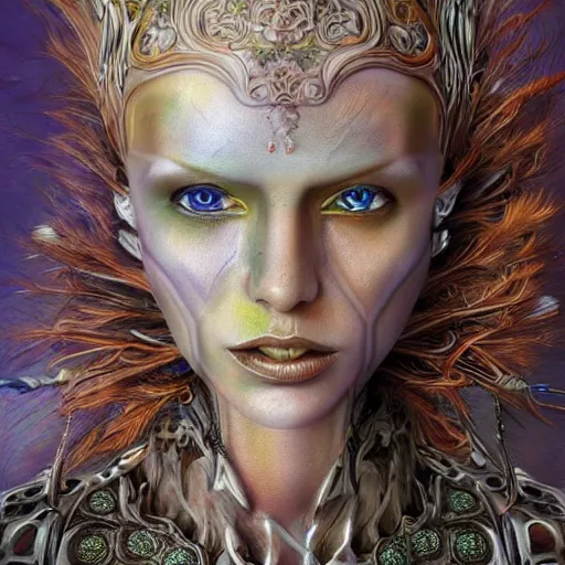 Image similar to fantasy art hyper realistic ai created interesting bizarre subconscious fantastic art award winning best ultra detailed magnificent
