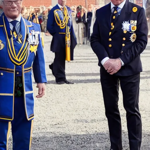 Prompt: Carl XVI Gustaf in Fortnite