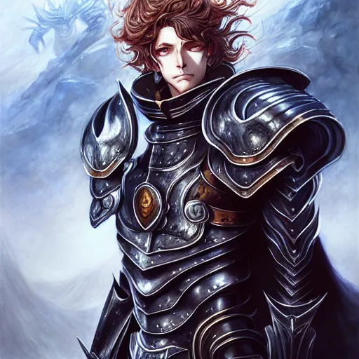 Prompt: a meoguard humanmale paladin!!, fantasy, dungeons and dragons, an ultrafine detailed painting by ayami kojima, cgsociety, fantasy, anime digital art, lovecraftian, cosmic horror, detailed painting