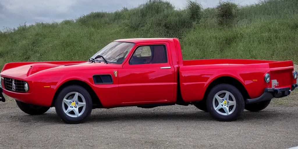 Prompt: “2015 Ferrari Pickup Truck, ultra realistic, 4K”