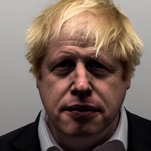 Image similar to Boris Johnson police mugshot