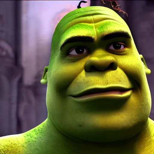 Prompt: Shrek Bruce Banner