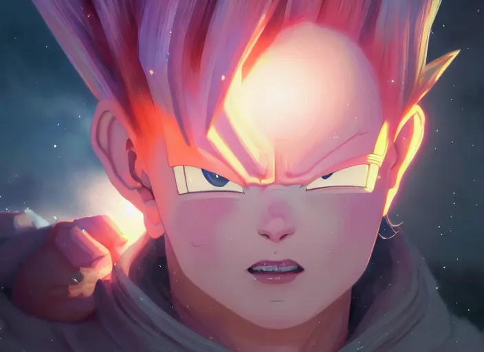 Image similar to highly detailed portrait of gash bell, in dragon ball, stephen bliss, unreal engine, fantasy art by greg rutkowski, loish, rhads, ferdinand knab, makoto shinkai and lois van baarle, ilya kuvshinov, rossdraws, tom bagshaw, global illumination, radiant light, detailed and intricate environment