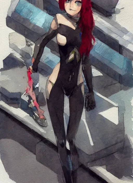 Image similar to concept art of comiket cosplay, pinterest, artstation trending, behance, watercolor, by coby whitmore, silver, laser light,