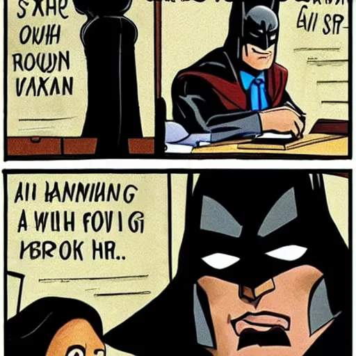 Image similar to batman as a lawyer.