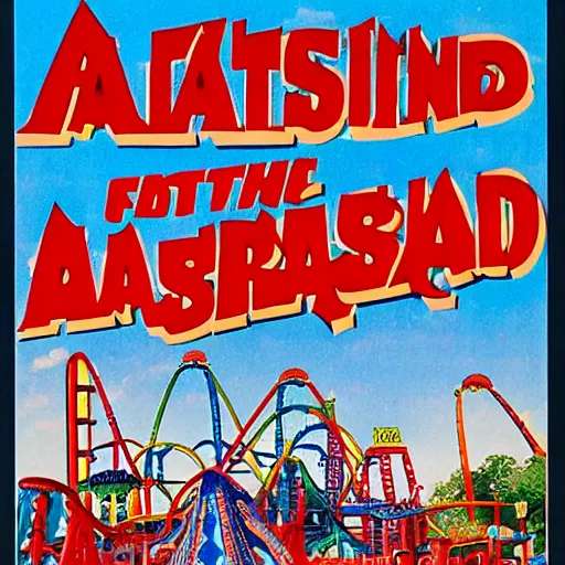 Image similar to poster of the amusement park called asbestos land