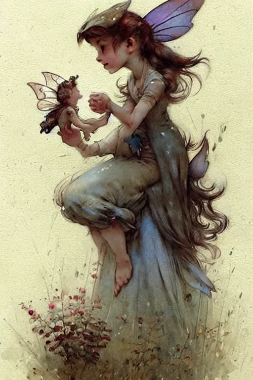 Image similar to (((((1950s fairy tale modrd . muted colors.))))) by Jean-Baptiste Monge !!!!!!!!!!!!!!!!!!!!!!!!!!!