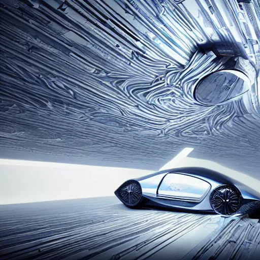Prompt: sci-fi car and wall structure tile in the coronation of napoleon painting by Jacques-Louis David in the blade runner 2049 film and point cloud in the middle and everything in form of zaha hadid architects artwork by caravaggio unreal engine 5 keyshot octane lighting ultra high detail ultra hyper realism 8k 16k in plastic dark tilt shift full-length view