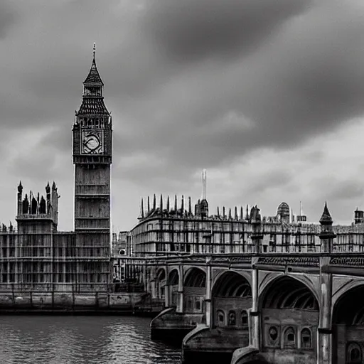 Prompt: photograph of the big ben mixed with the taj mahal