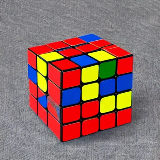 Prompt: the unsolvable rubik's cube