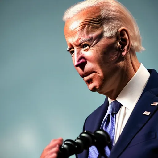 Prompt: Joe biden dressed as a bionical