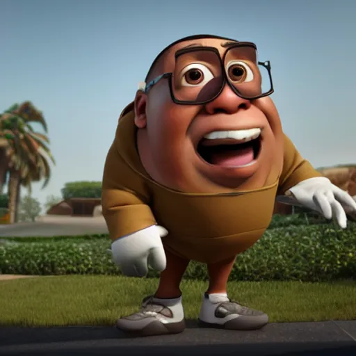 Image similar to dr dre as a pixar disney character from up ( 2 0 0 9 ), unreal engine, octane render, 3 d render, photorealistic
