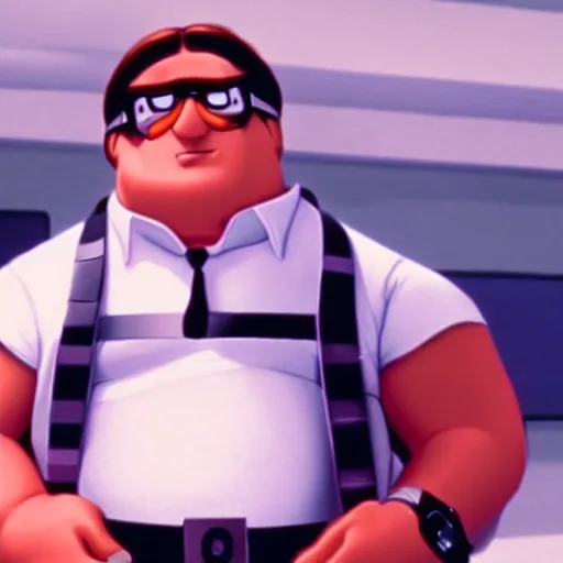 Image similar to film still of peter griffin in terminator ( 1 9 7 7 ), 4 k, hd